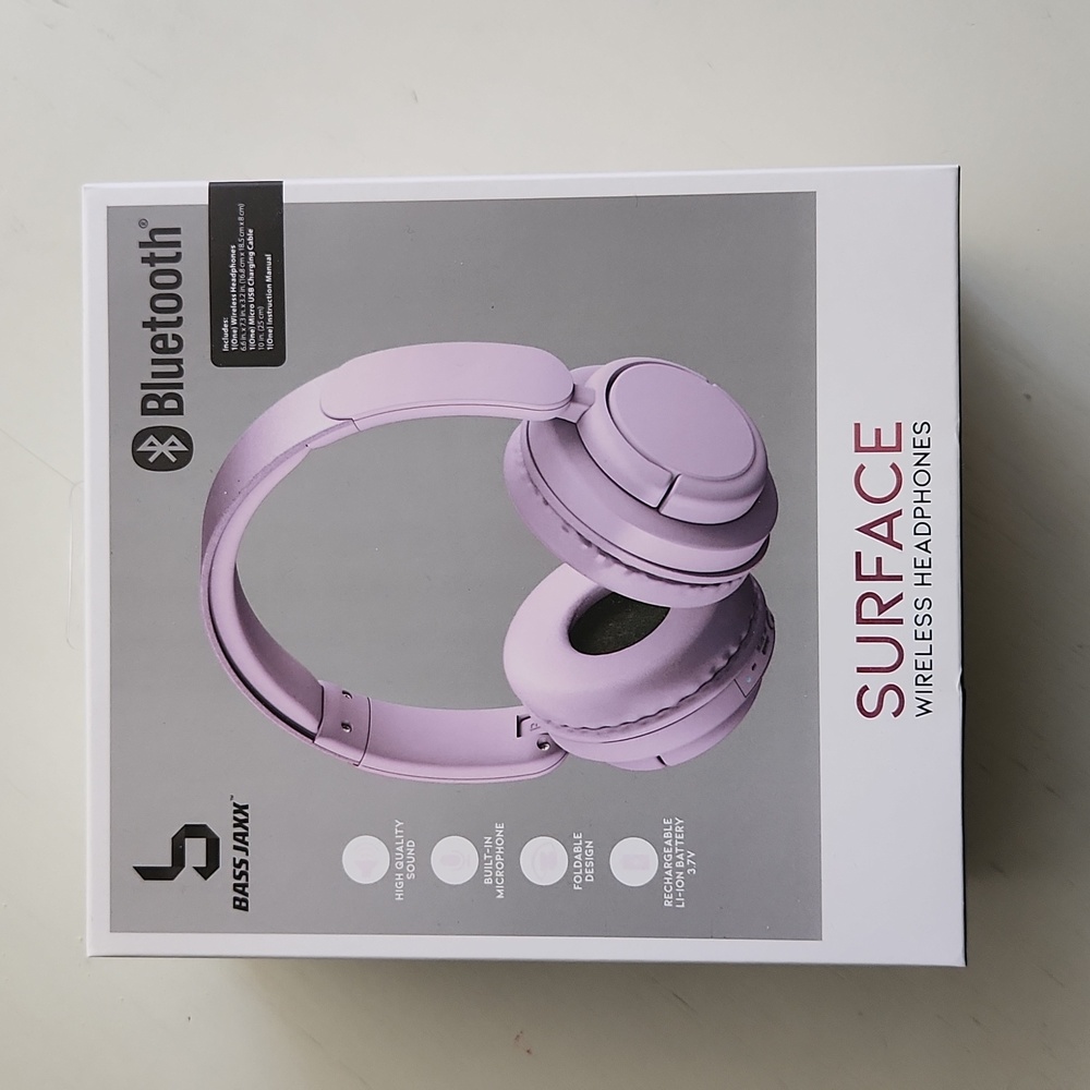 Purple Wireless Headphones